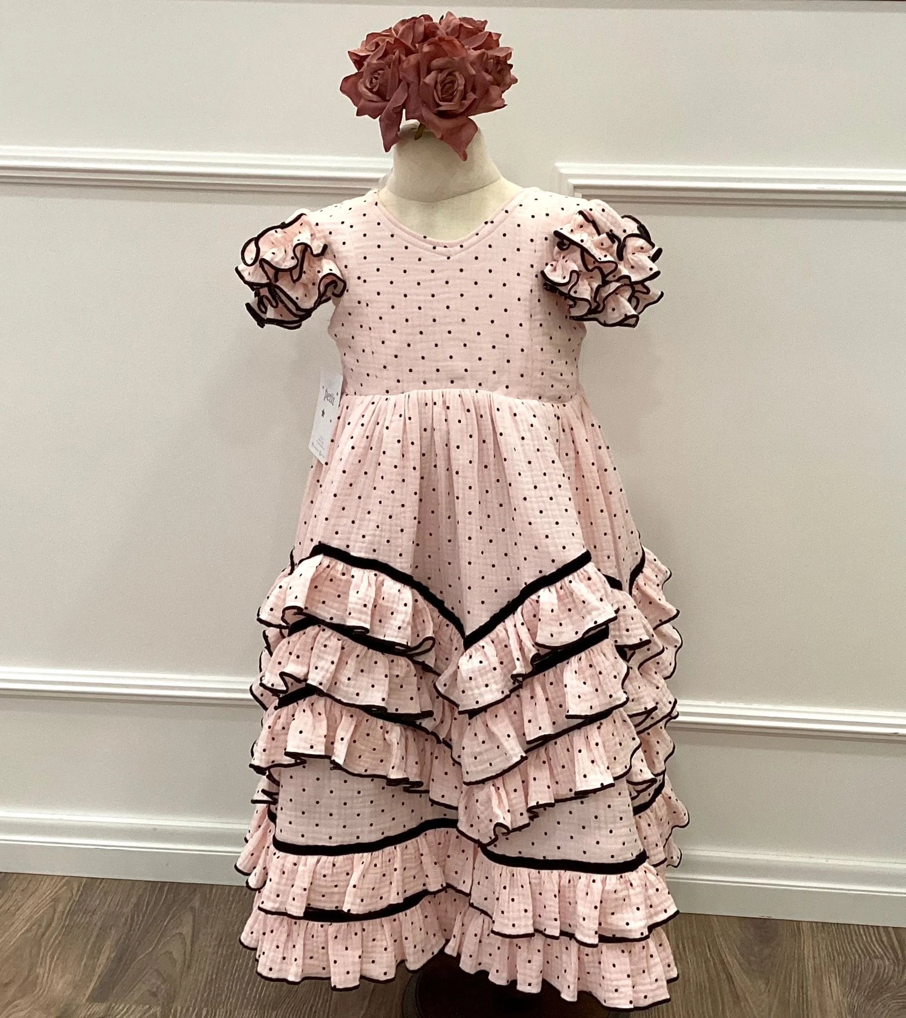Traje de flamenca niña