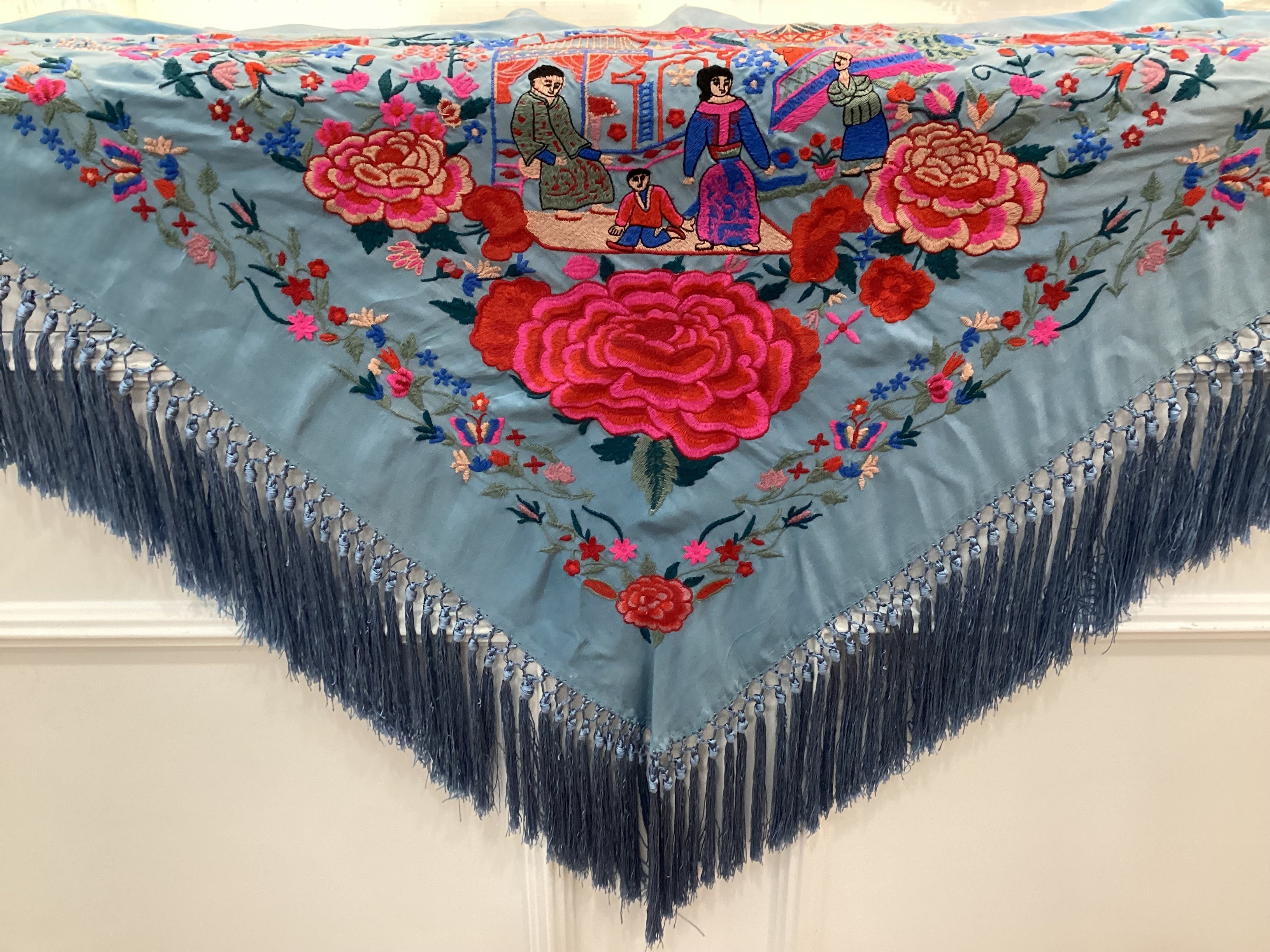 Mantón señora China ducado