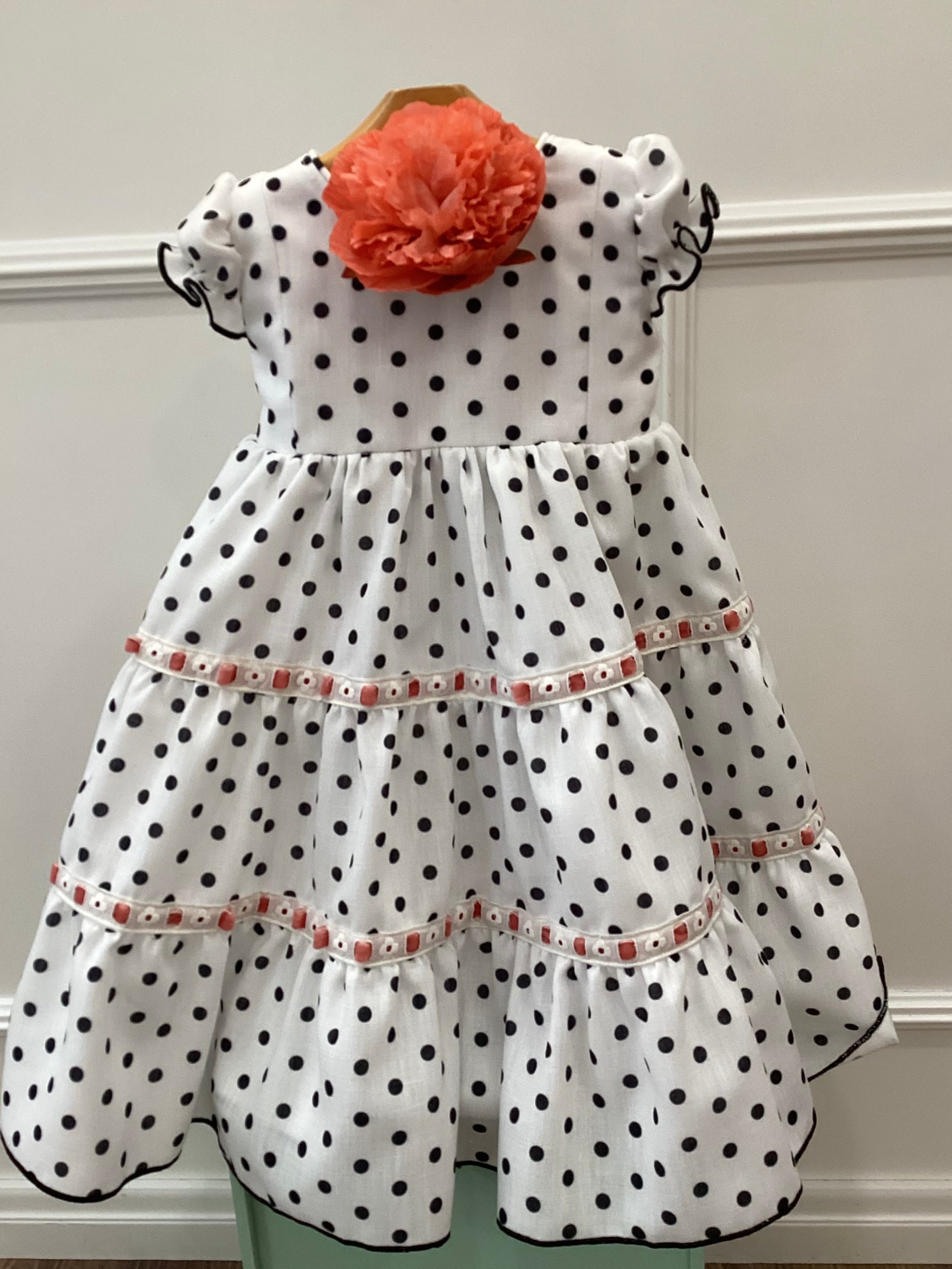 Traje de flamenca bebé