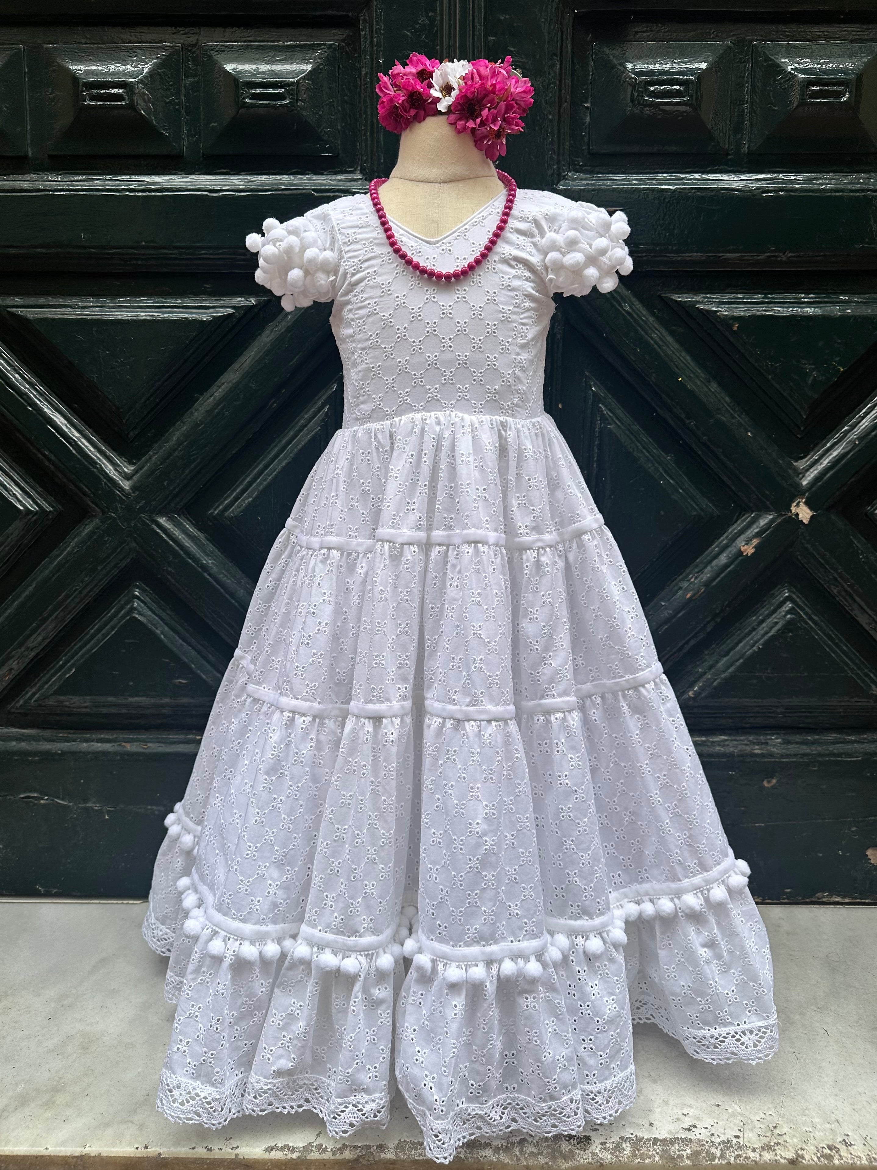 Traje flamenca canastero niña