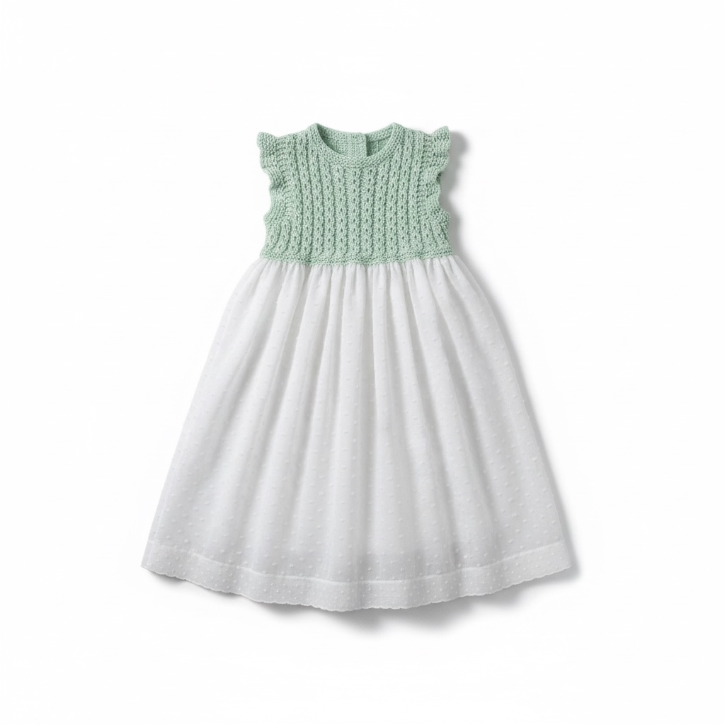 faldón de punto primera puesta