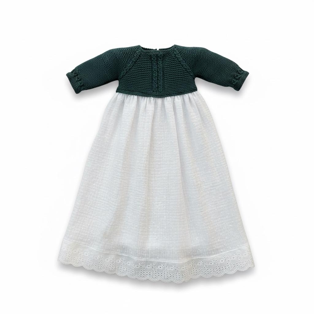 faldón de punto primera puesta