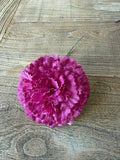 Flor flamenca clavel buganvilla